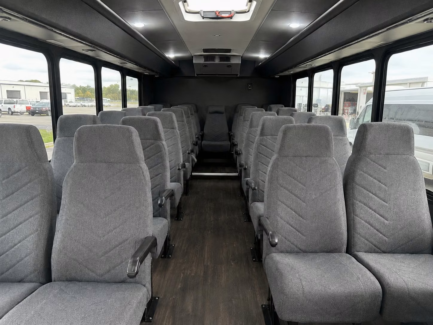 15 passenger minibus inside